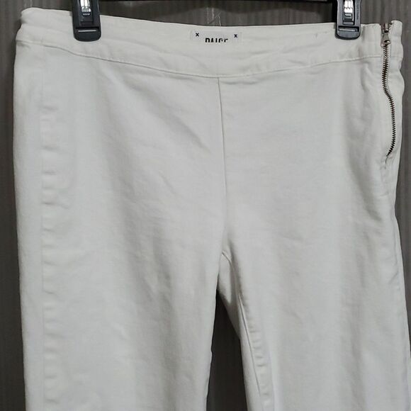 Paige jeans womens size 30 equal size 10 US white side zip rn# 27002 - Picture 4 of 6